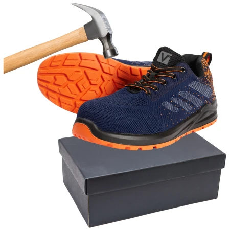 BUTY ROBOCZE LEKKIE sportowe półbuty z noskiem BHP OCHRONNE MĘSKIE Bezpieczne verken adidasy Fabri Lite S1 na magazyn