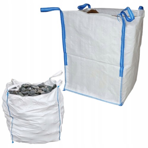 Przejdź do produktu Worek Kontenerowy Budowlany BigBag 90x90x120cm Nowy Big Bag Na Gruz Odpady Mocny