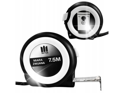 Przejdź do produktu Miarka zwijana taśma miernicza pomiarowa metrówka 7.5M x20MM premium