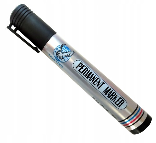 Przejdź do produktu Marker permanentny czarny pisak okrągły flamaster budowlany wodoodporny 1szt