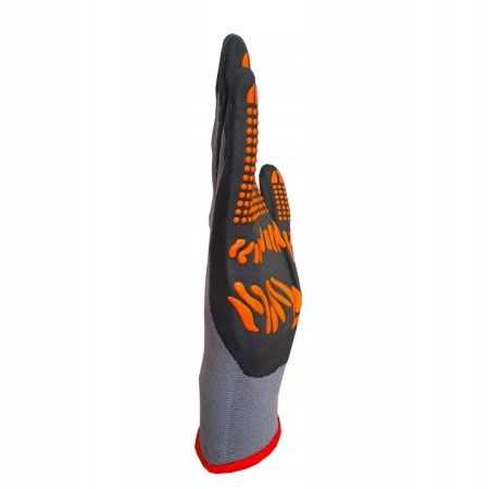 Rękawice Robocze Ochronne Monterskie Nitryl Nakrapiane BHP M-GLOVE M-SCREEN
