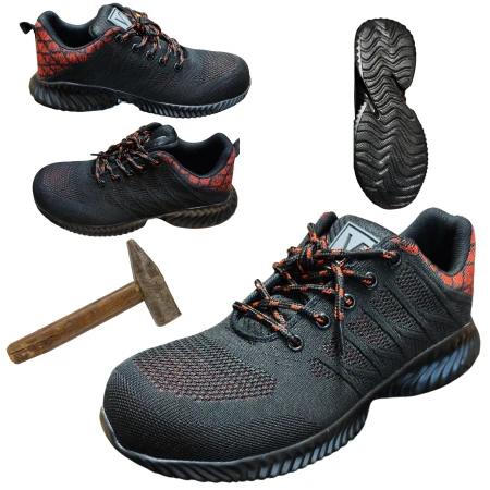 BUTY ROBOCZE LEKKIE sportowe półbuty z noskiem BHP OCHRONNE MĘSKIE