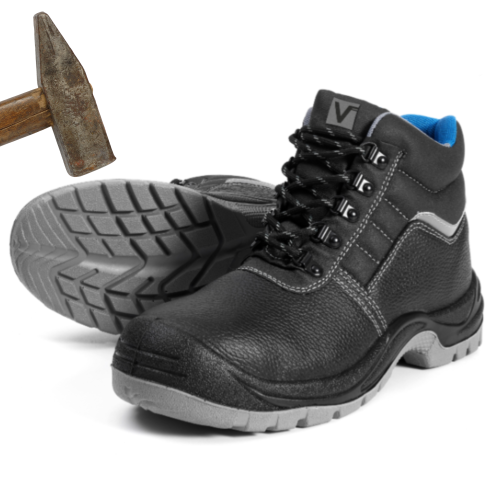 Przejdź do produktu Trzewiki ROBOCZE buty skórzane lekkie z ponoskiem Robust Mid S1 Verken BHP