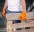 Rękawiczki jednorazowe nitrylowe pomarańczowe promates grip orange profesjonalne rękawice uniwersalne zastosowanie dla mechaników oraz do codziennych czynności