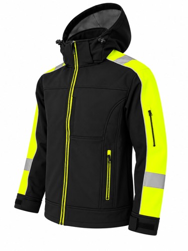 Przejdź do produktu Kurtka ostrzegawcza odblaskowa męska robocza softshell roboczy wodoodporna drogowa żółta Bhp orion consorte