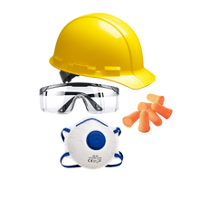 Ochrona głowy kask maseczka okulary