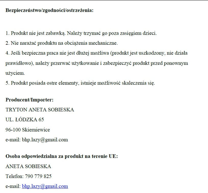 Instrukcja