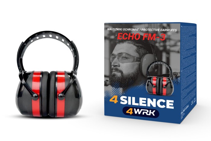 Nauszniki słuchawki wygłuszające Ochronnik słuchu ECHO FM-3 4WRK